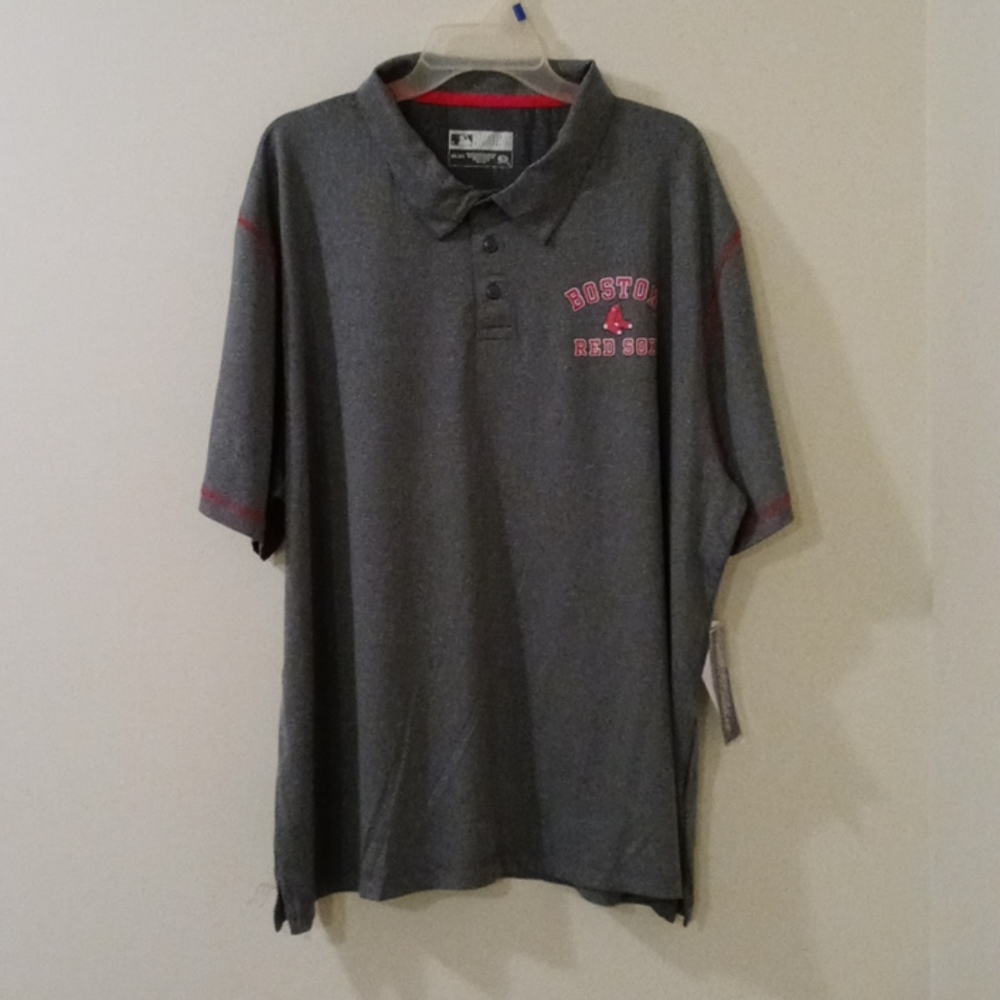 Boston Red Sox True Fan Premium Polo Size 2XL